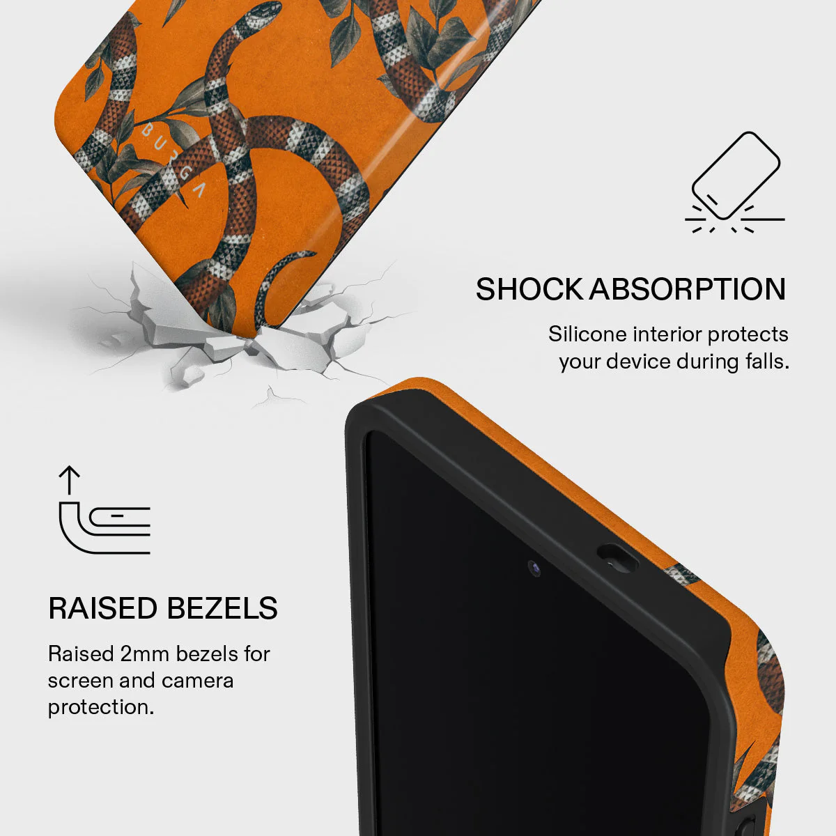 Bitter Apricot - Snake Samsung Galaxy S26 Plus Case - Image 4