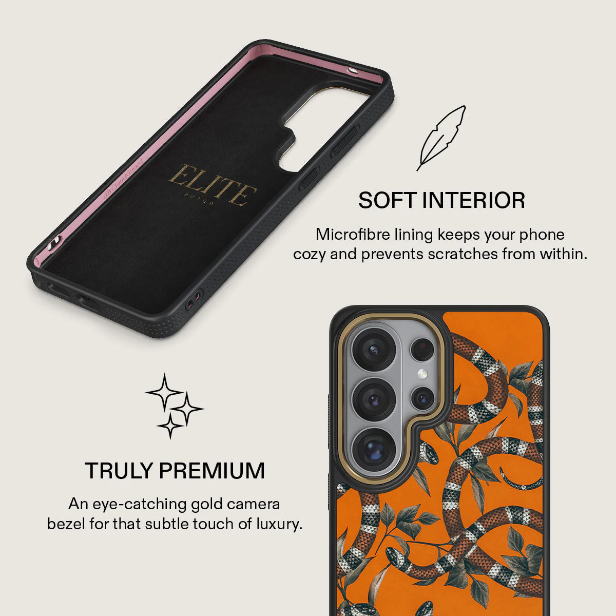 Bitter Apricot - Snake Samsung Galaxy S26 Ultra Case - Image 10