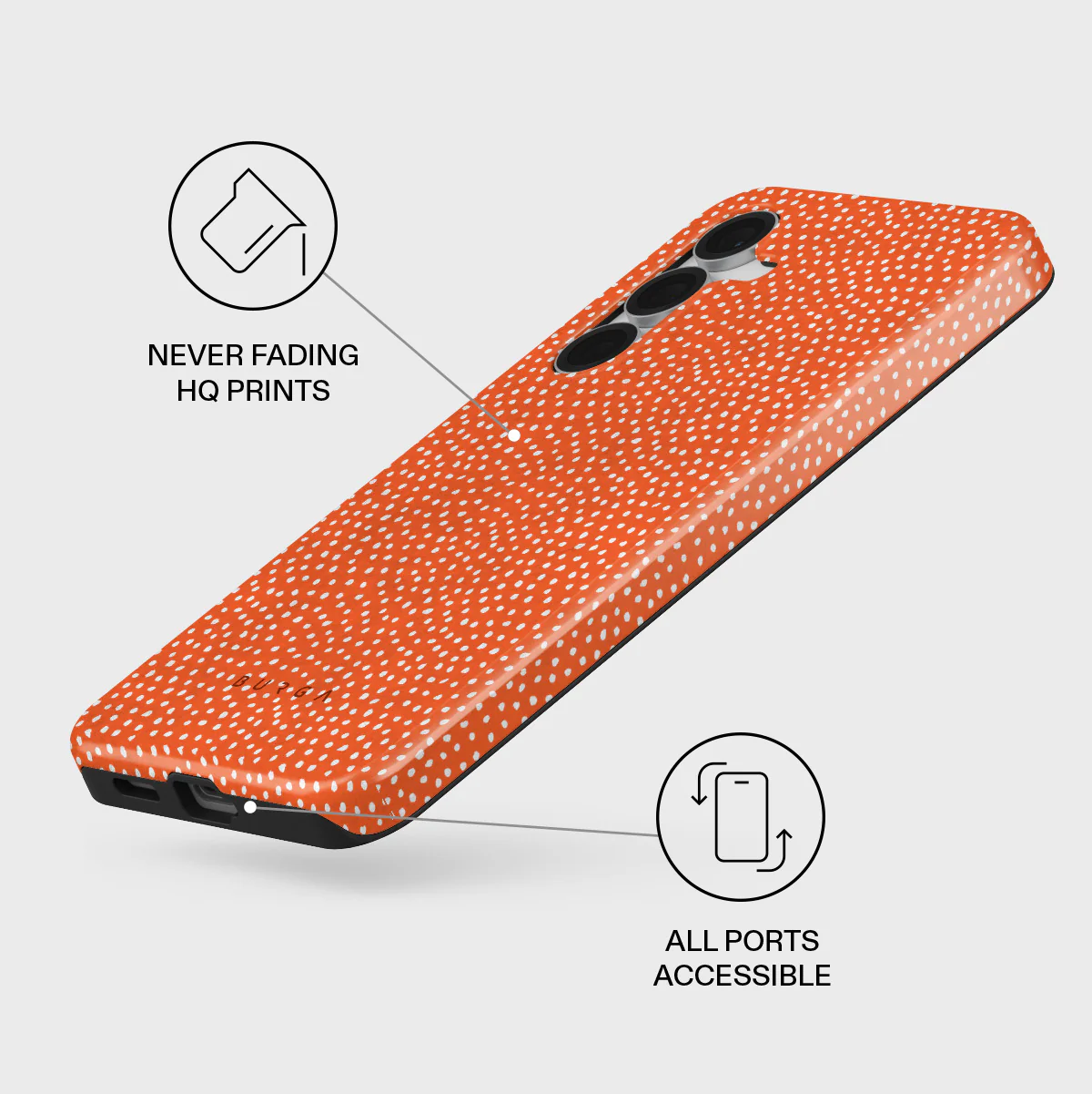 Vintage Edition - Spots Samsung Galaxy S25 FE Case - Image 3