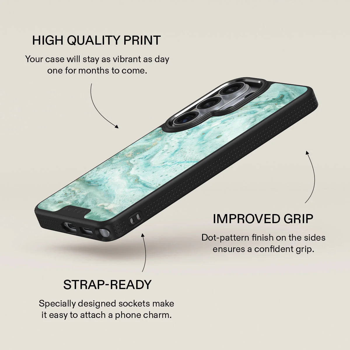 Uluwatu Waves - Teal Samsung Galaxy S26 Ultra Case - Image 16