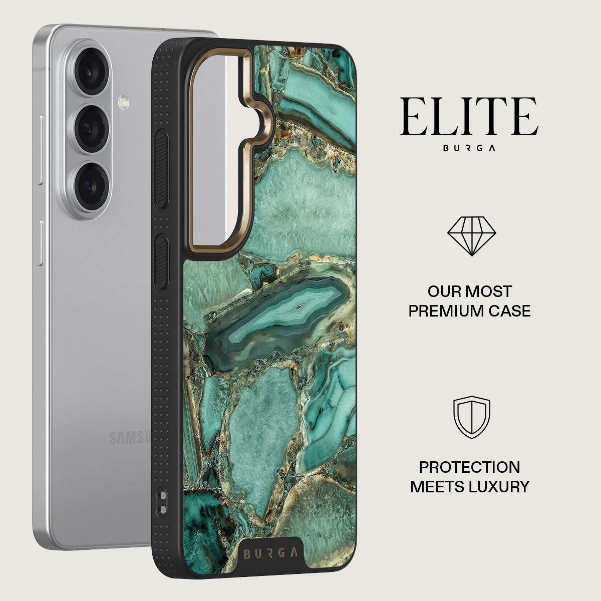 Ubud Jungle - Turquoise Samsung Galaxy S26 Plus Case - Image 6