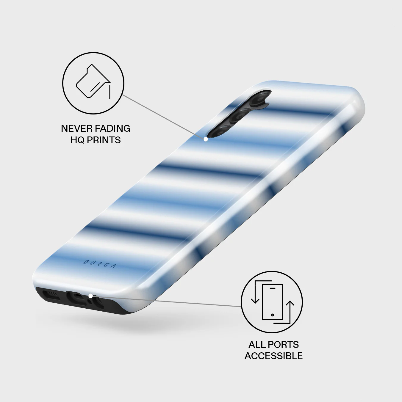 White Noise - Samsung Galaxy A14 5G Case - Image 3