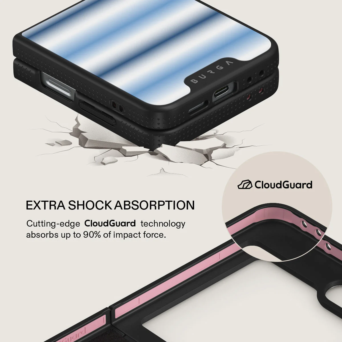 White Noise - Samsung Galaxy Z Flip 6 Case - Image 15