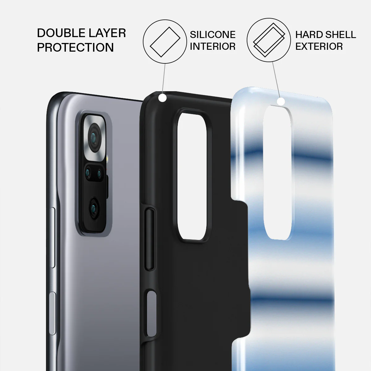 White Noise - Xiaomi Redmi Note 10 Pro Case - Image 2