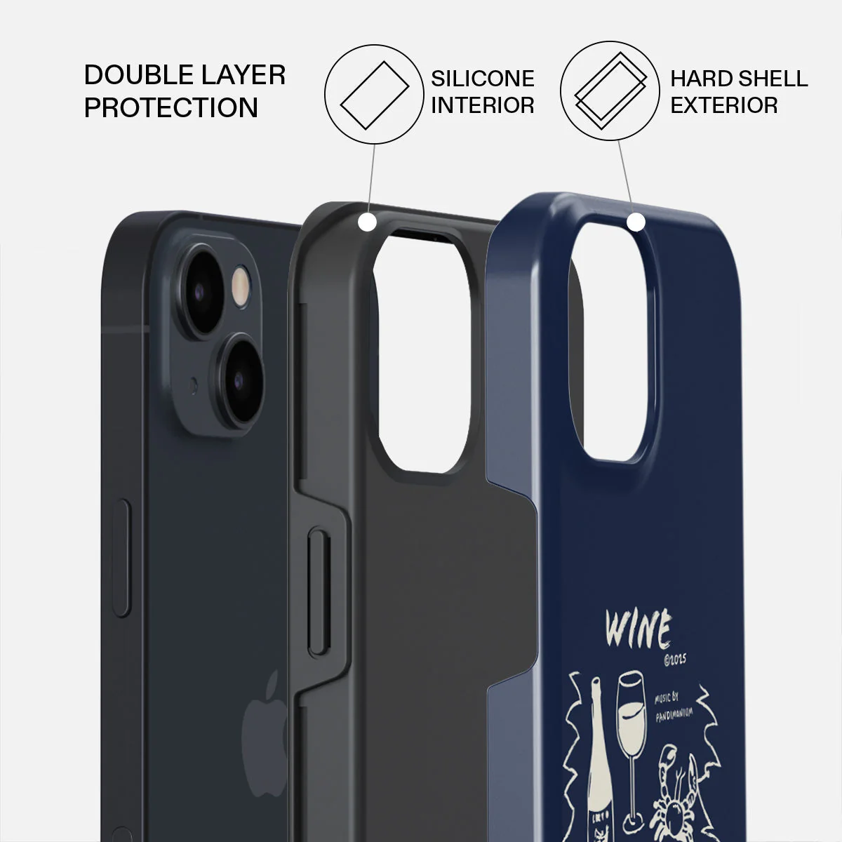 Wine & Dine - iPhone 14 Case - Image 2