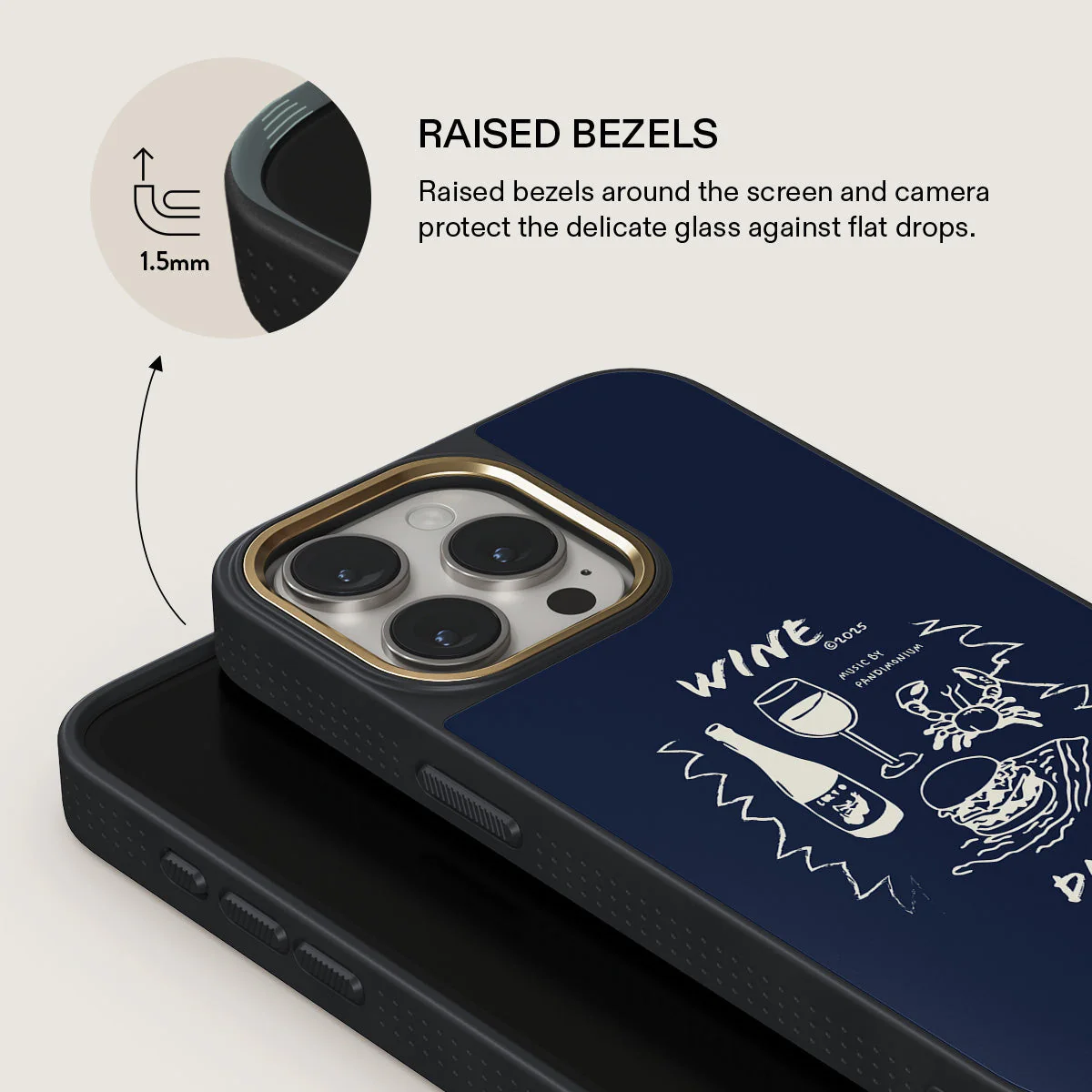 Wine & Dine - iPhone 15 Pro Case - Image 8