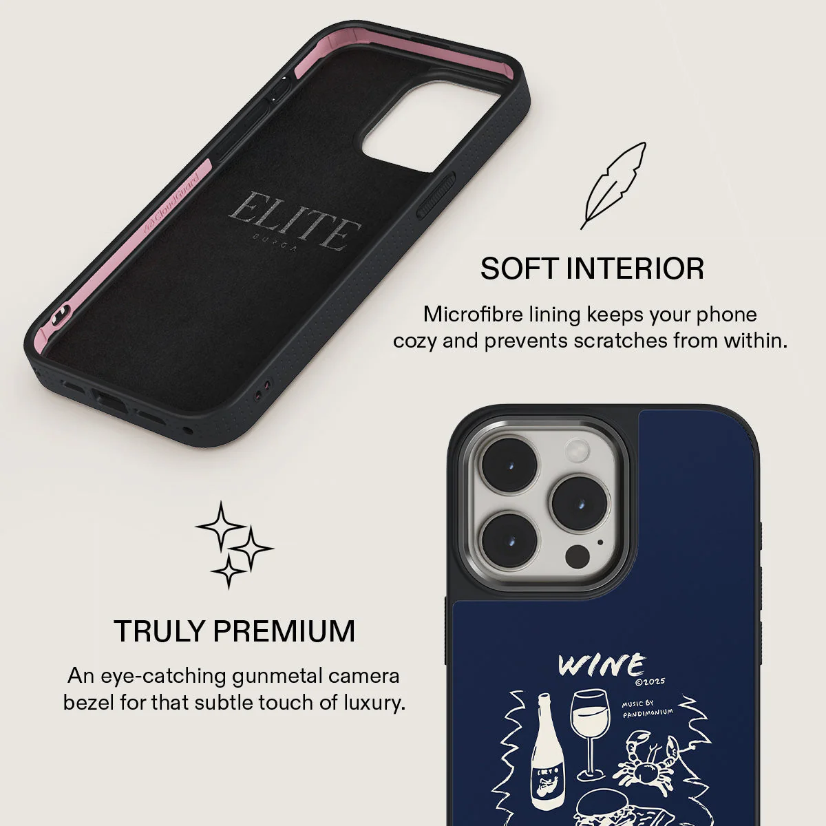 Wine & Dine - iPhone 15 Pro Max Case - Image 17