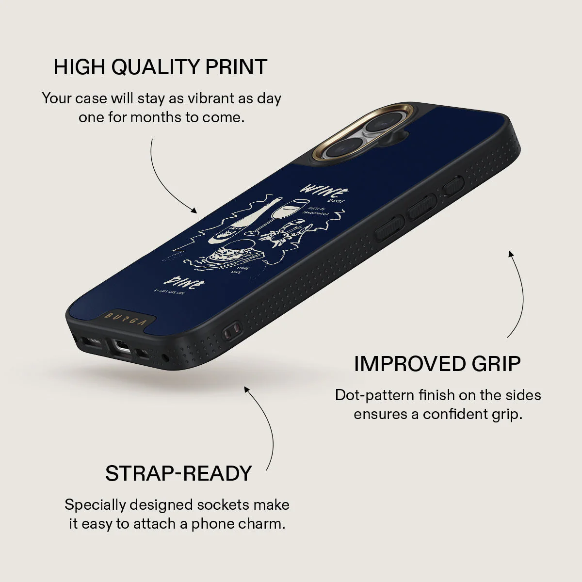 Wine & Dine - iPhone 16 Case - Image 10