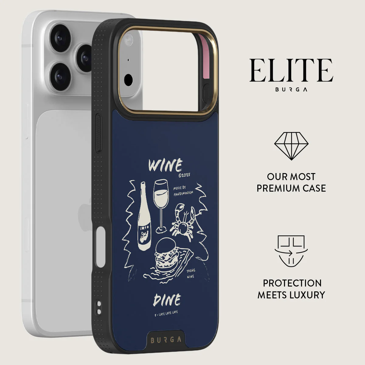 Wine & Dine - iPhone 17 Pro Max Case - Image 6