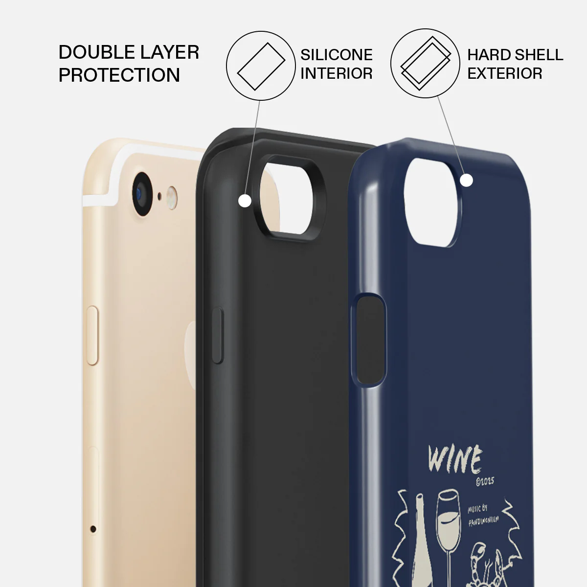 Wine & Dine - iPhone 7 / iPhone 8 Case - Image 6