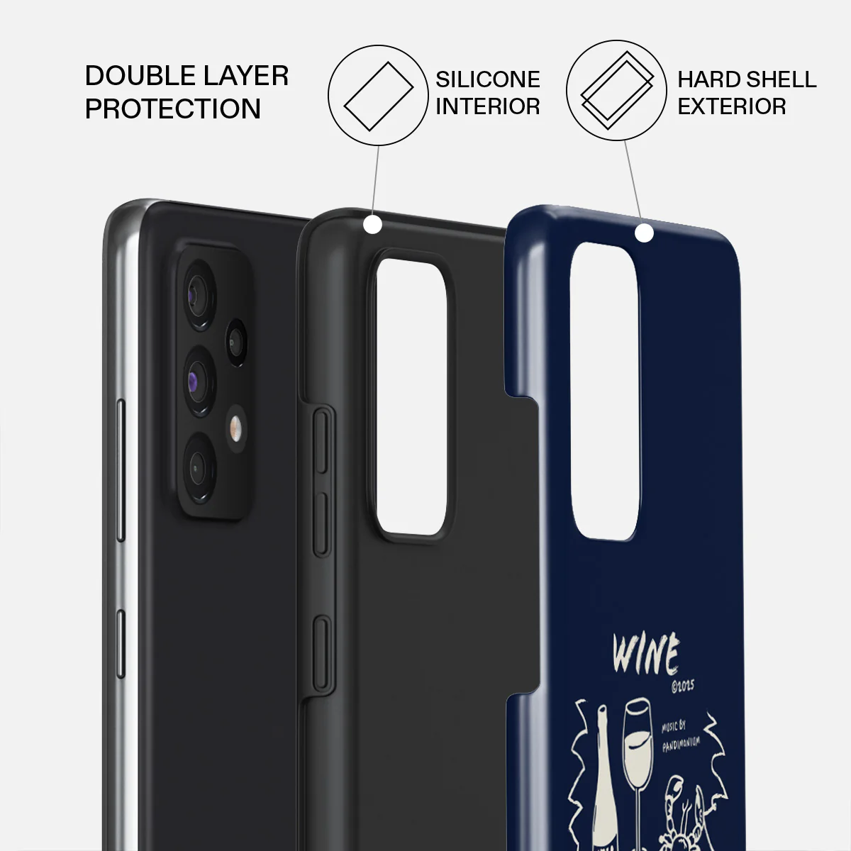Wine & Dine - Samsung Galaxy A72 4G / 5G Case - Image 6