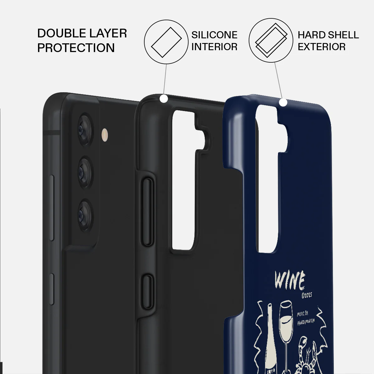 Wine & Dine - Samsung Galaxy S21 FE Case - Image 2
