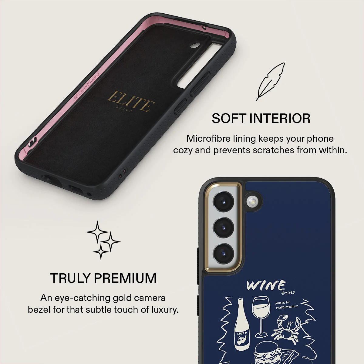 Wine & Dine - Samsung Galaxy S22 Case - Image 10