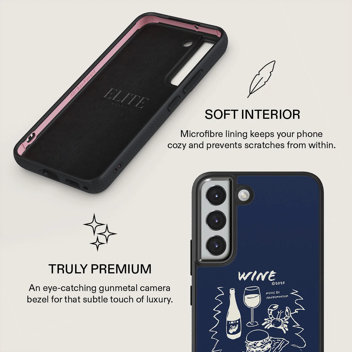 Wine & Dine - Samsung Galaxy S22 Case - Image 17