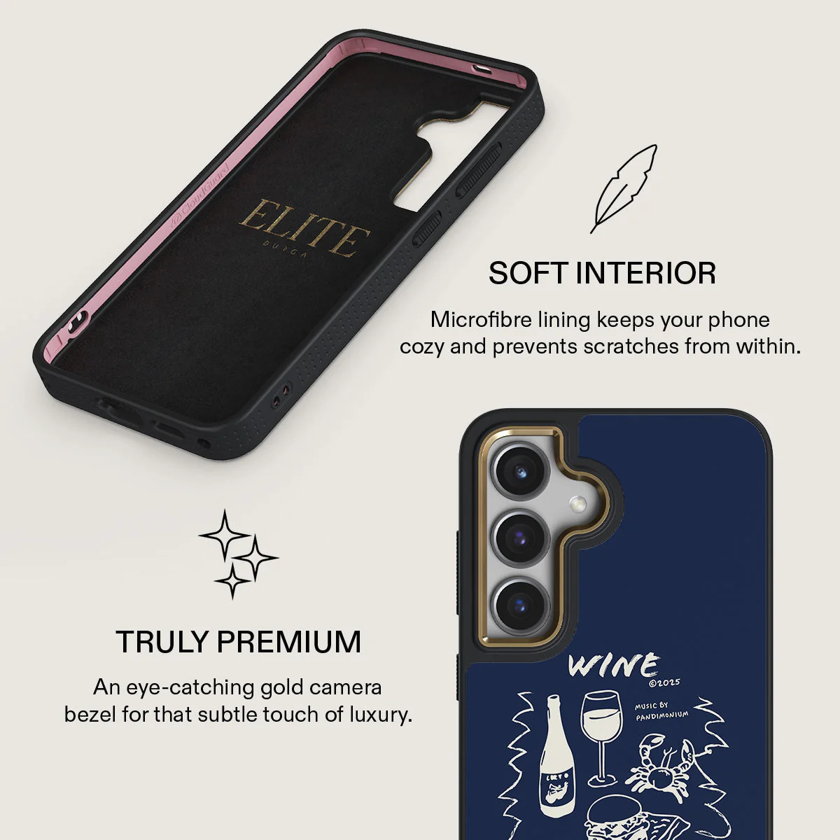 Wine & Dine - Samsung Galaxy S24 Case - Image 10