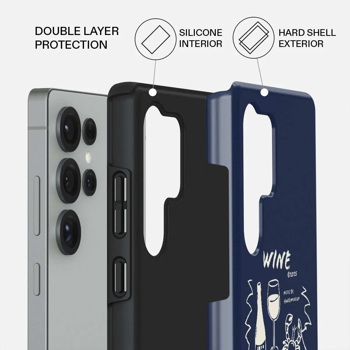 Wine & Dine - Samsung Galaxy S25 Ultra Case - Image 2