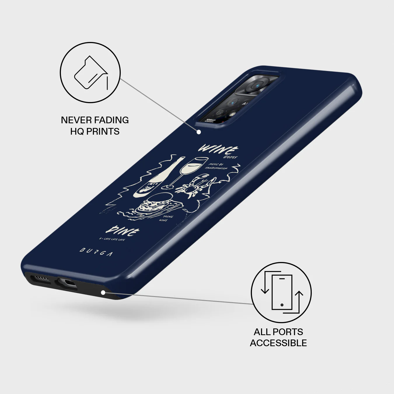Wine & Dine - Xiaomi Redmi Note 11 Pro Case - Image 3