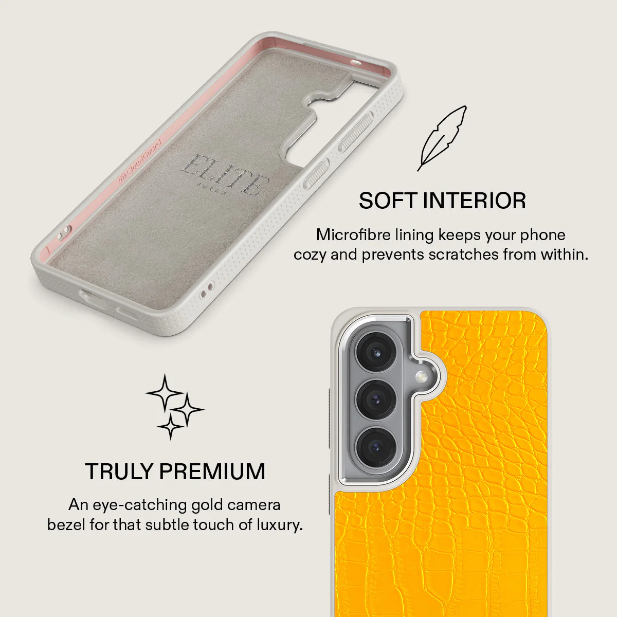Canary Yellow - Snake Skin Samsung Galaxy S26 Case - Image 38