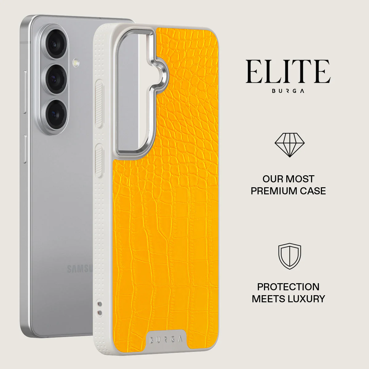 Canary Yellow - Snake Skin Samsung Galaxy S26 Plus Case - Image 34